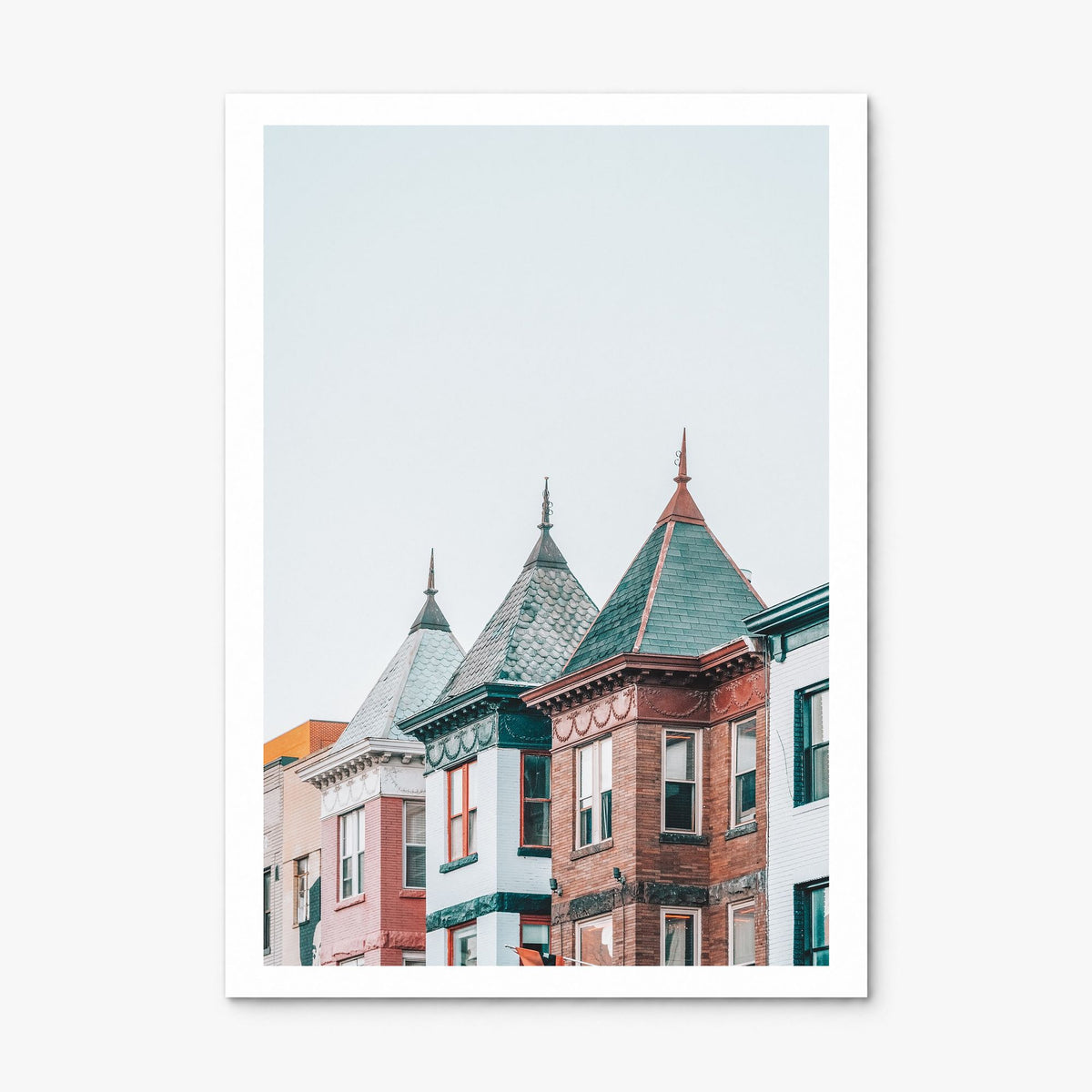 Adams Morgan Photo Poster, print only (unframed), white border