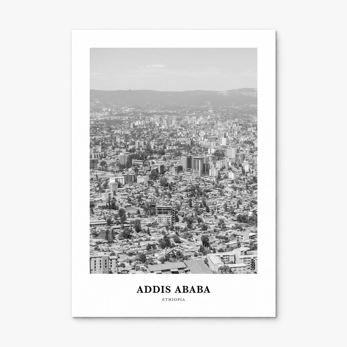 Addis Ababa Classic Poster, print only (unframed)