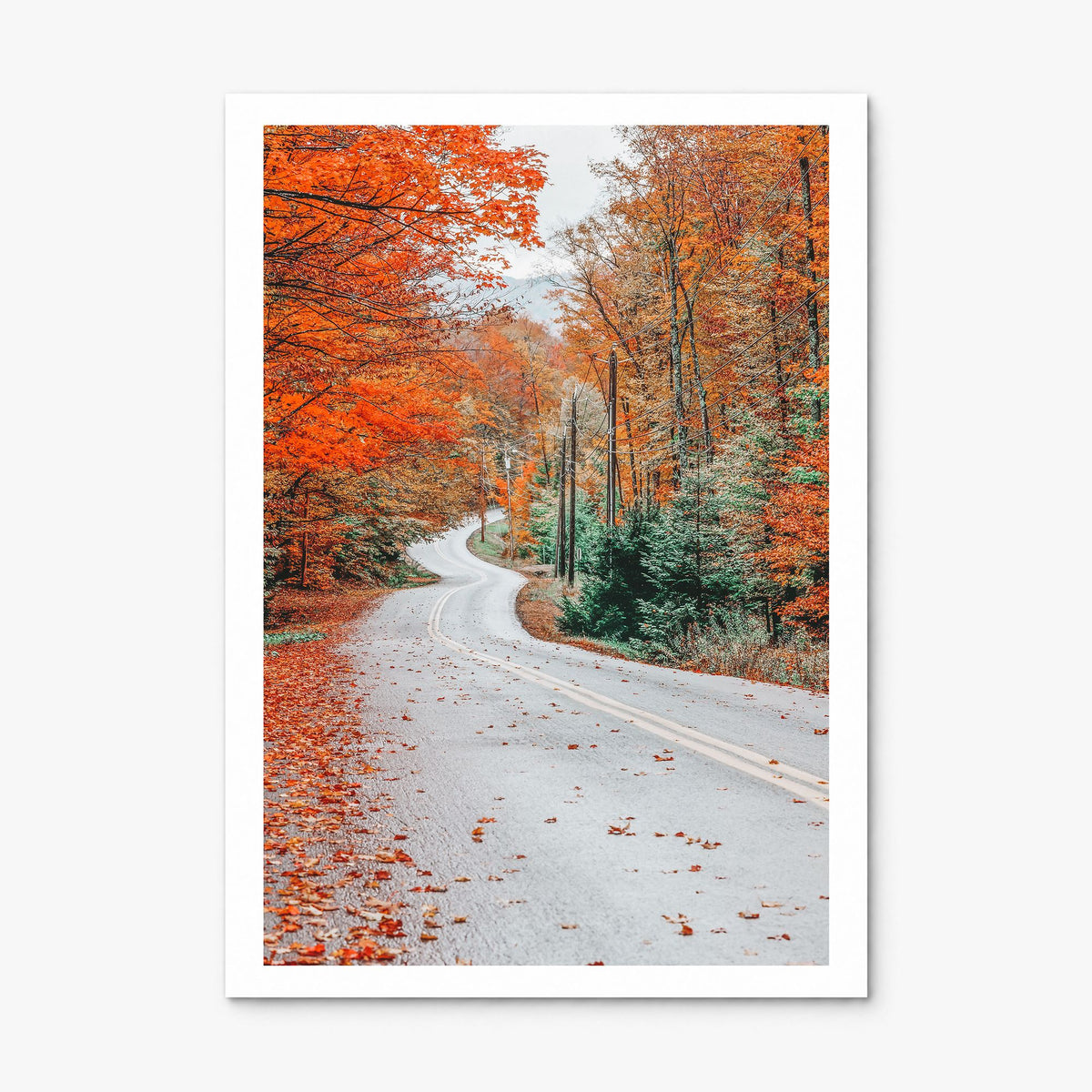 Adirondack Mountains Photo No 2 Poster, print only (unframed), white border