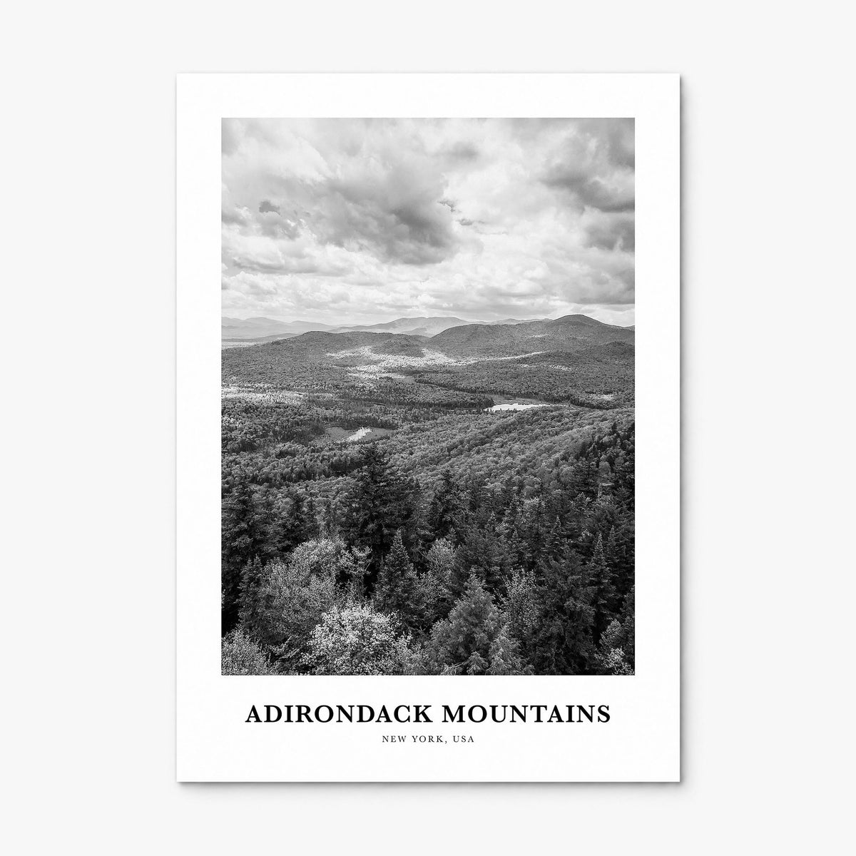 Adirondack Mountains Classic Poster, print only (unframed)