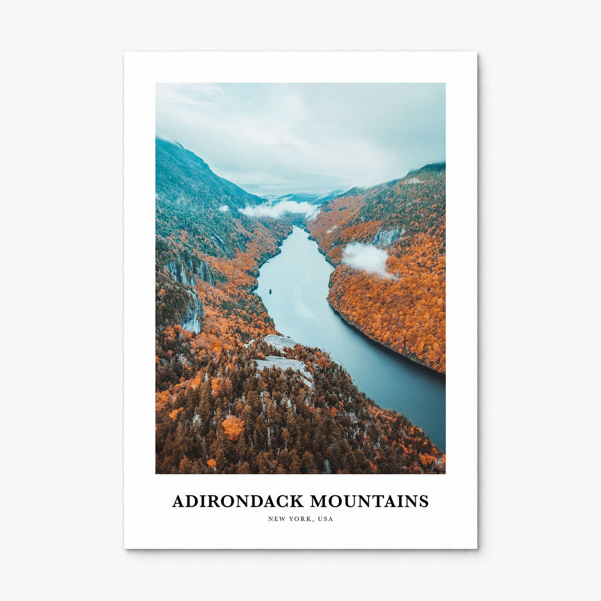 Adirondack Mountains Classic Poster, print only (unframed)