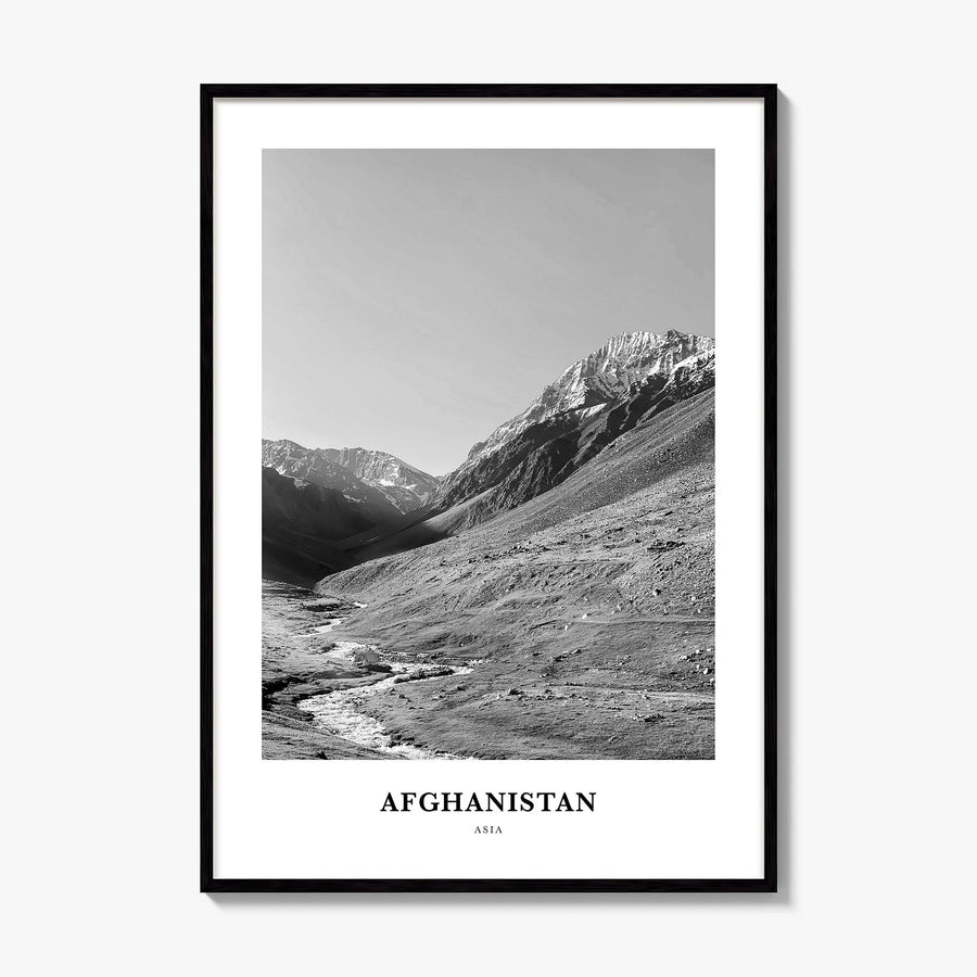 Afghanistan Classic No 1 Poster, framed poster mockup
