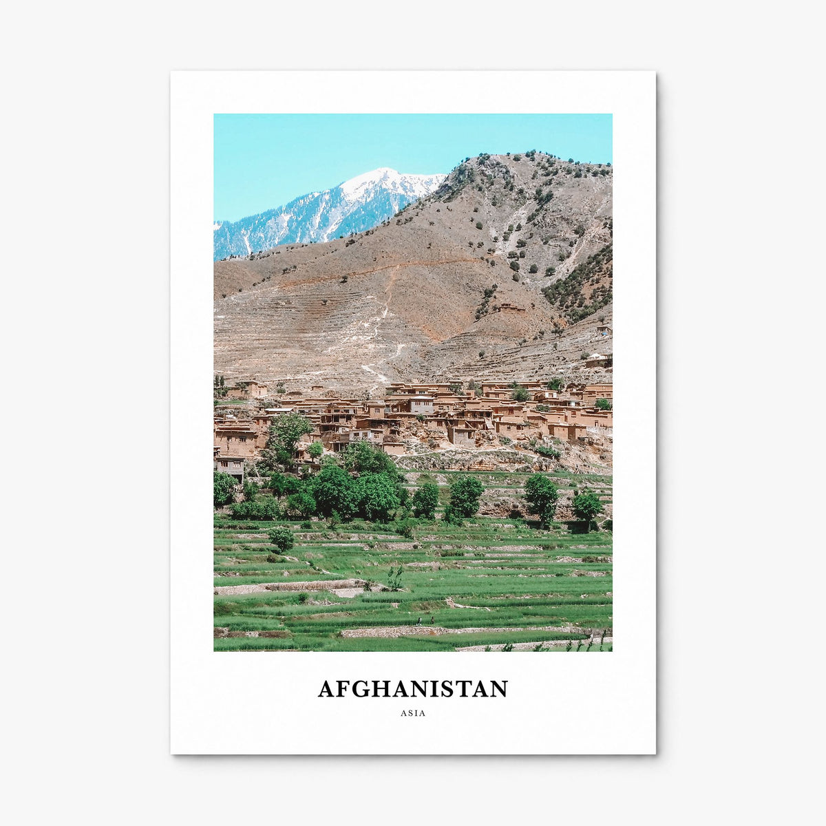 Afghanistan Classic Poster, print only (unframed)