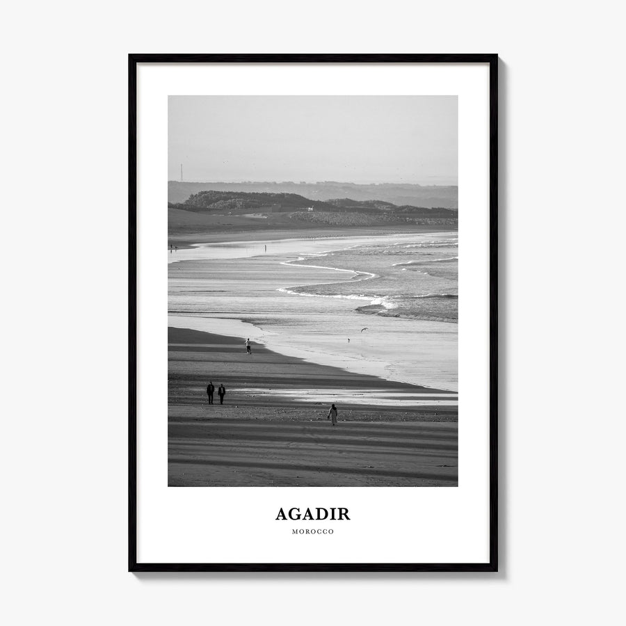 Agadir Classic Poster, framed poster mockup