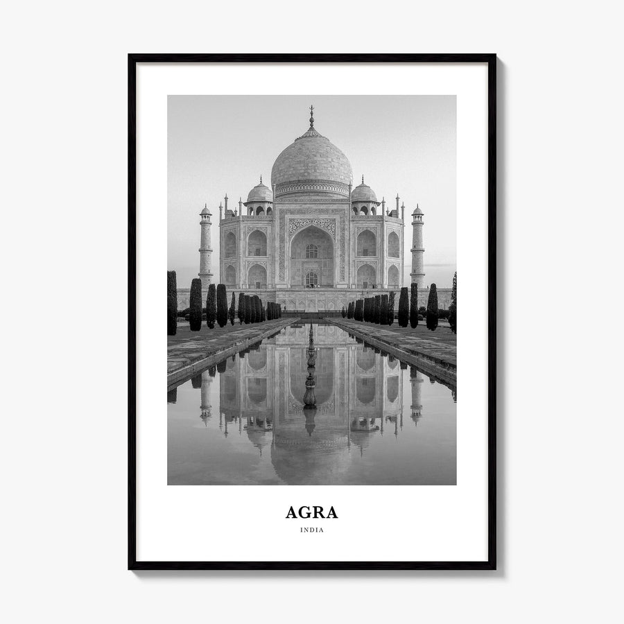 Agra Classic Poster, framed poster mockup