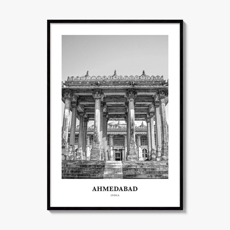 Ahmedabad Classic Poster, framed poster mockup
