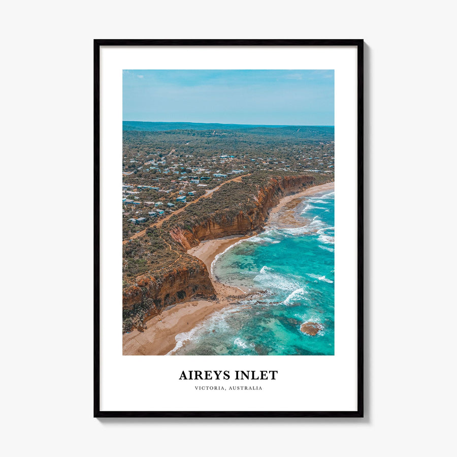 Aireys Inlet Classic Poster, framed poster mockup