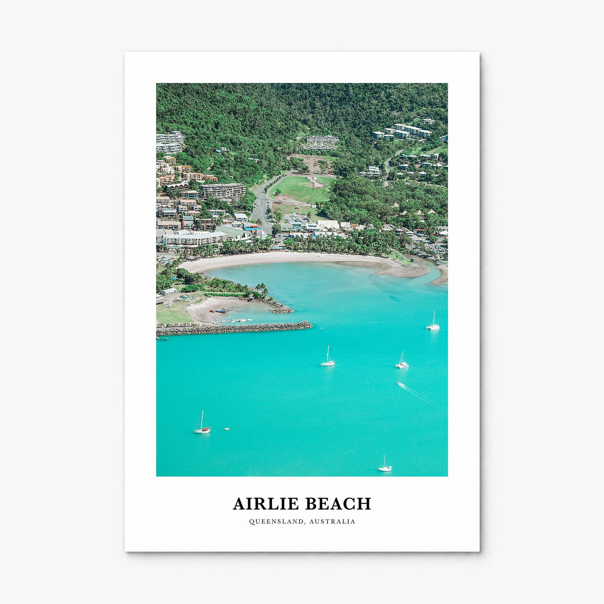 Airlie Beach Classic Poster, print only (unframed)