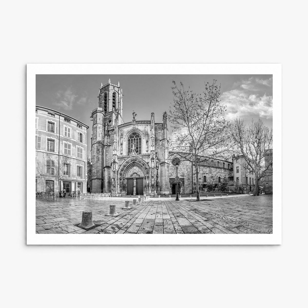 Aix-en-Provence Photo Poster, print only (unframed), white border