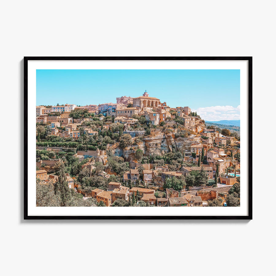 Aix-en-Provence Photo Poster, framed poster mockup, white border