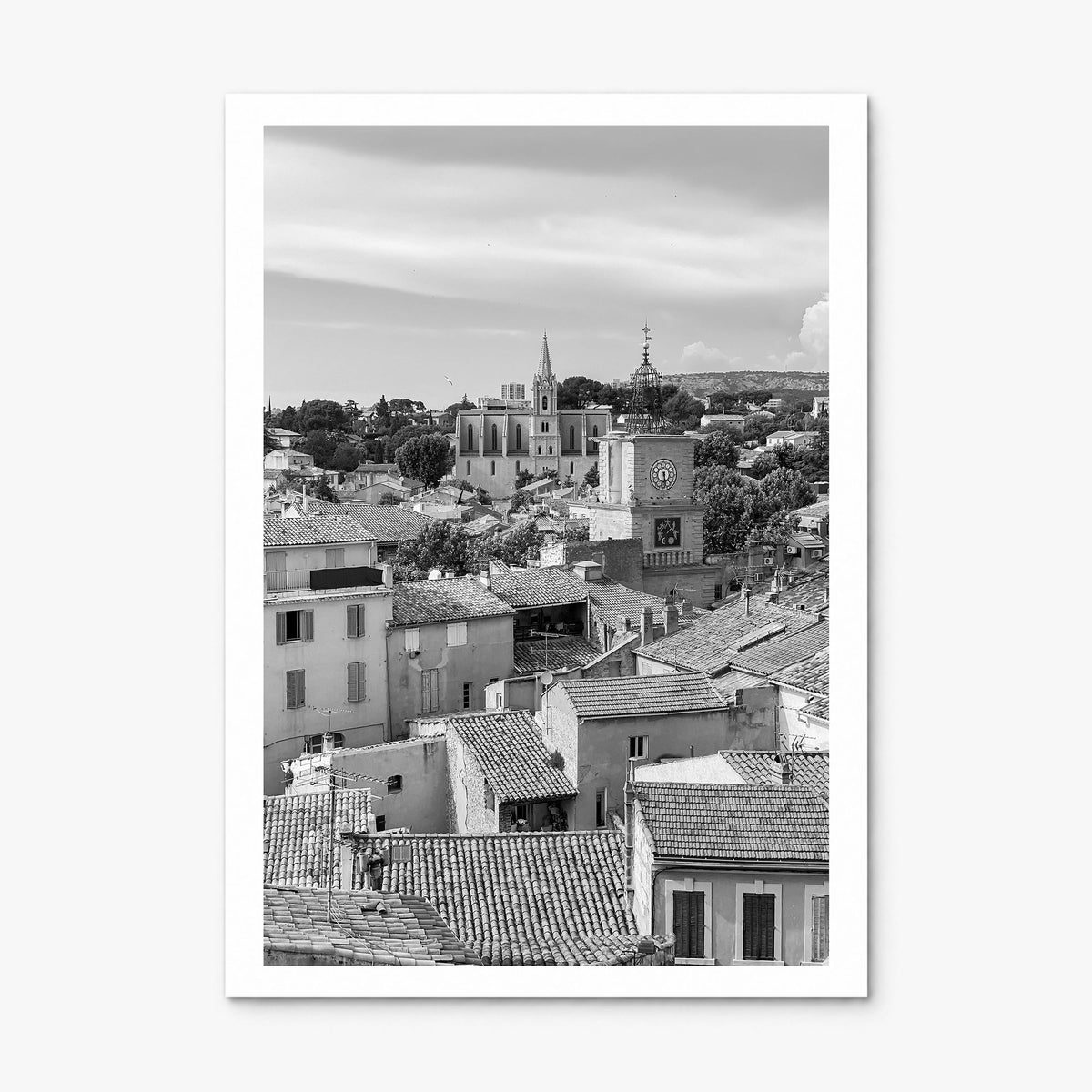 Aix-en-Provence Photo Poster, print only (unframed), white border