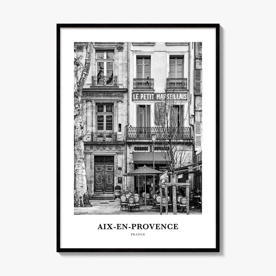 Aix-en-Provence Classic No 1 Poster, framed poster mockup