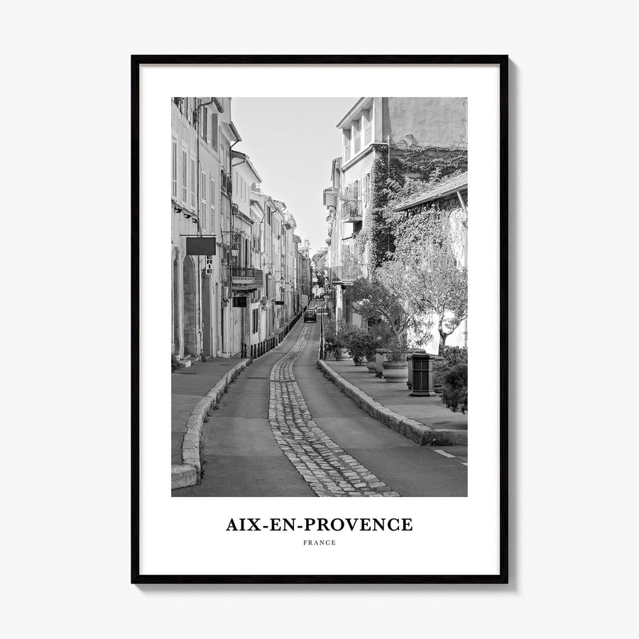 Aix-en-Provence Classic No 2 Poster, framed poster mockup