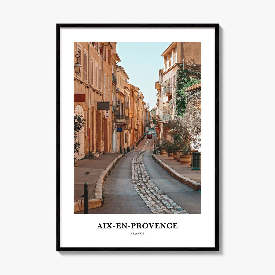 Aix-en-Provence Classic Poster, framed poster mockup