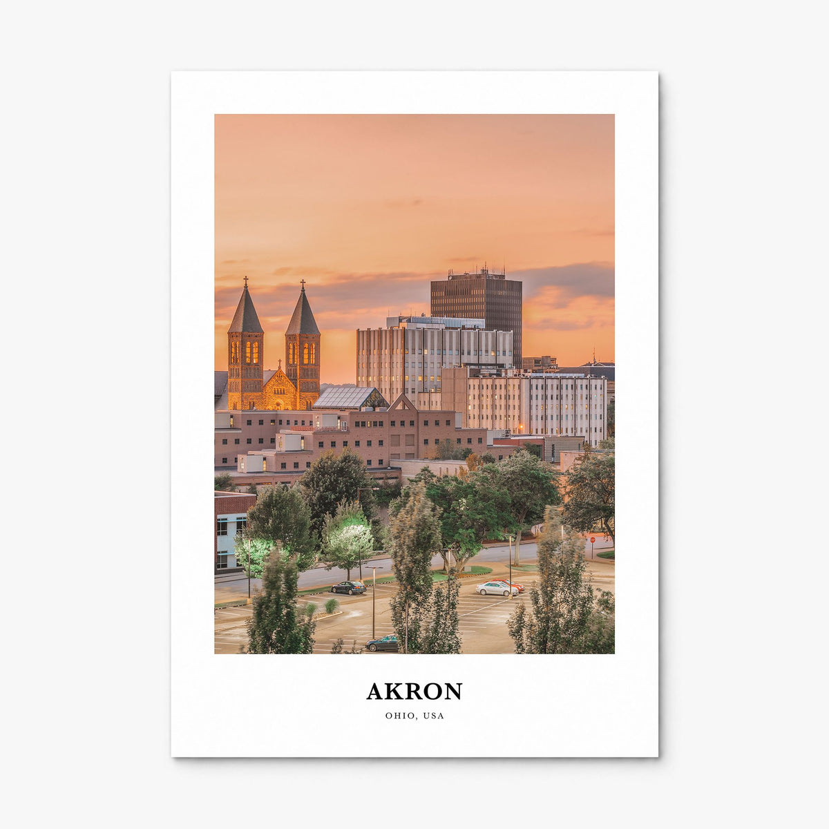 Akron Classic Poster, print only (unframed)