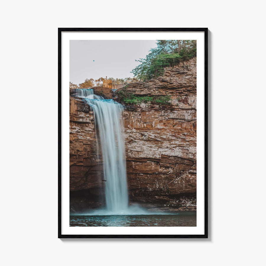 Alabama colorful photo poster of United States – vertical wall art, unframed print shown in interior mockup
