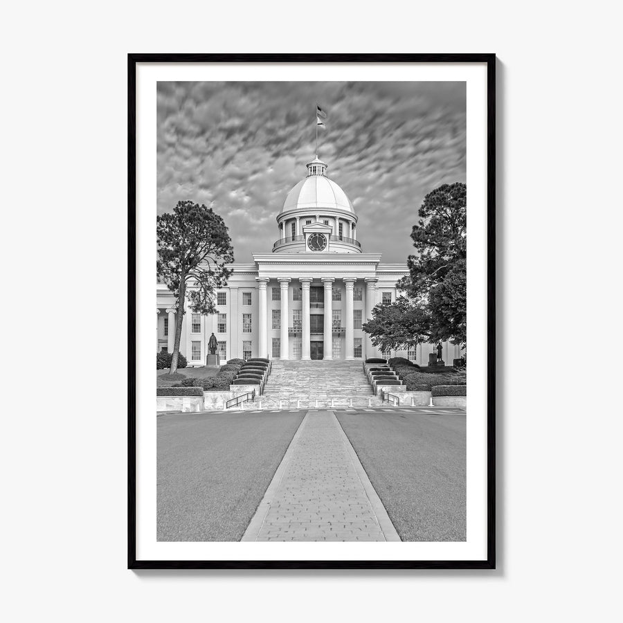Alabama Photo Poster, framed poster mockup, white border
