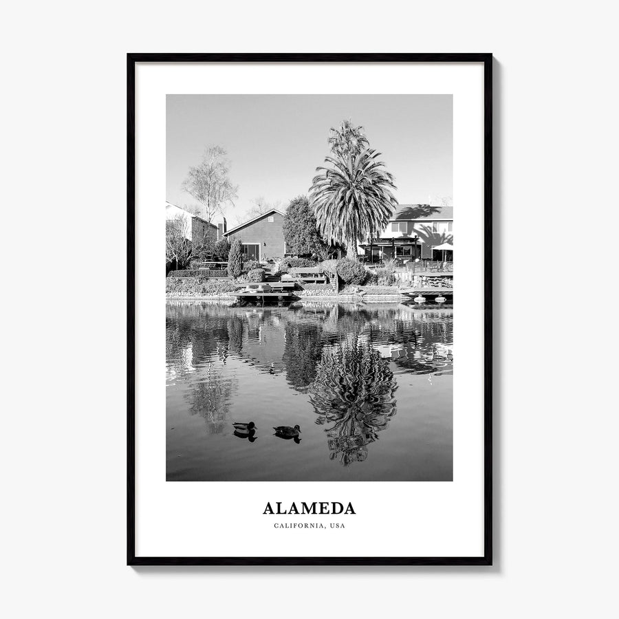 Alameda Classic Poster, framed poster mockup
