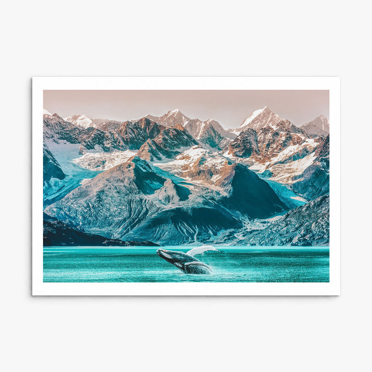 Alaska Photo Poster, print only (unframed), white border