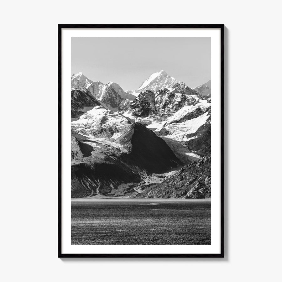 Alaska Photo Poster, framed poster mockup, white border