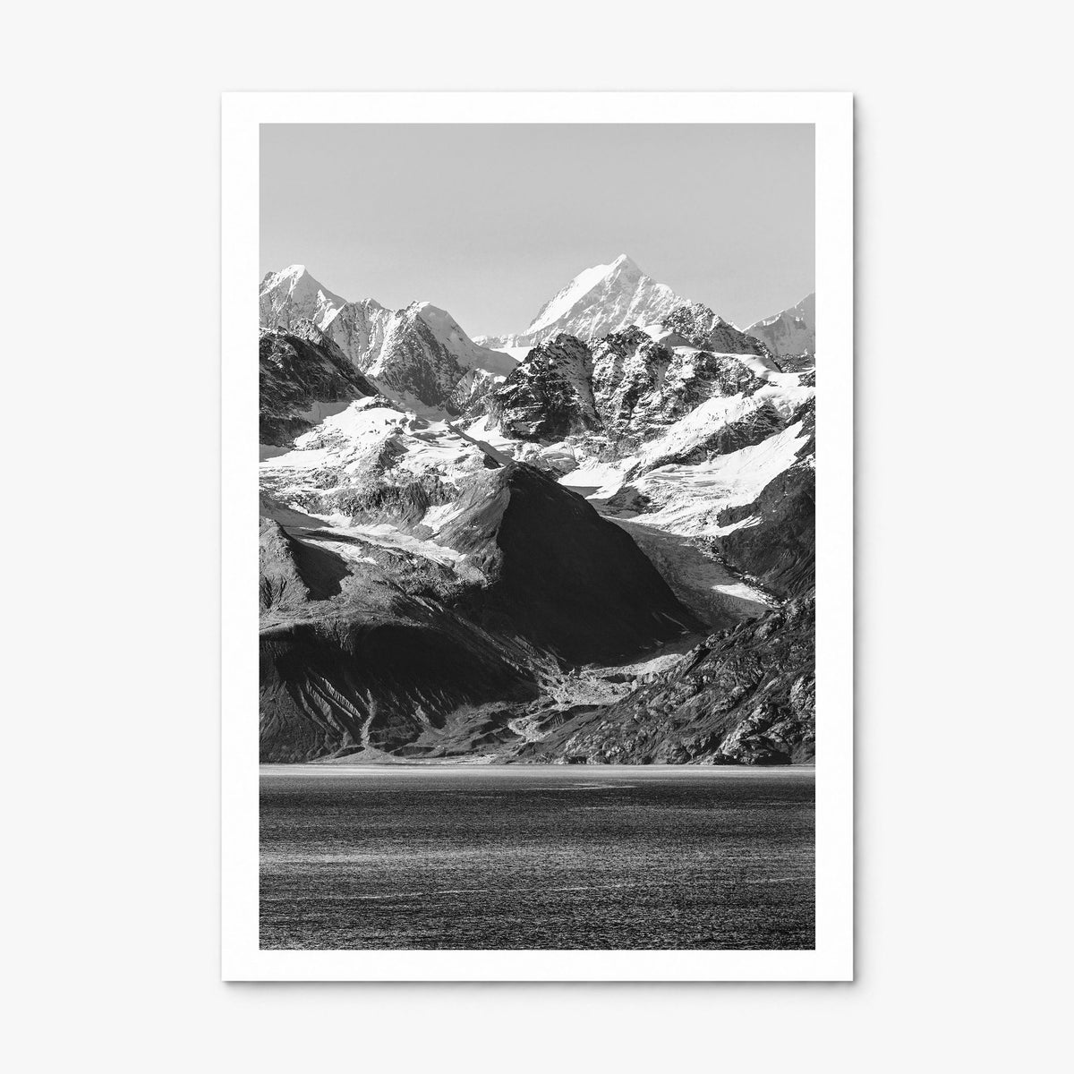 Alaska Photo Poster, print only (unframed), white border