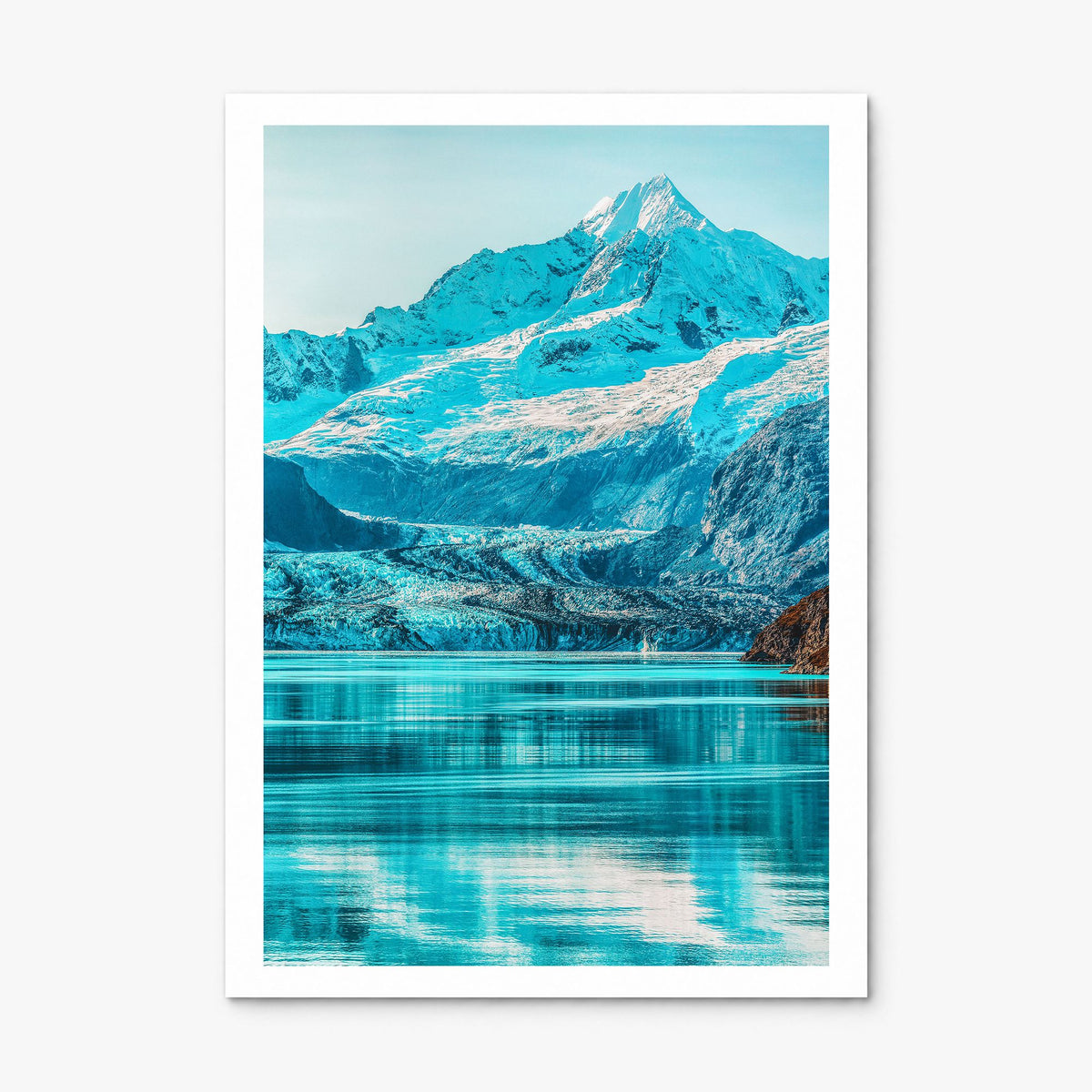 Alaska Photo No 3 Poster, print only (unframed), white border