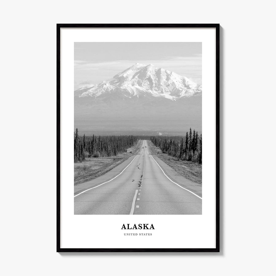 Alaska Classic No 2 Poster, framed poster mockup