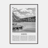 Albania No 1 Poster None / 8x12 in Nbourhood Travel B&W Poster