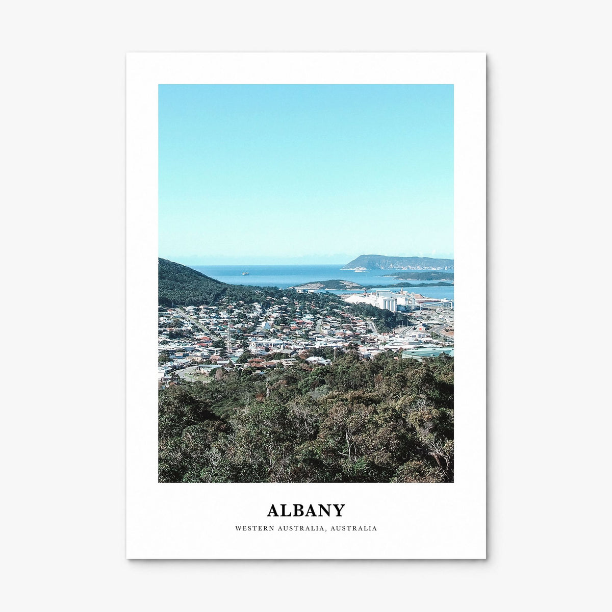Albany, Australia Classic Poster, print only (unframed)
