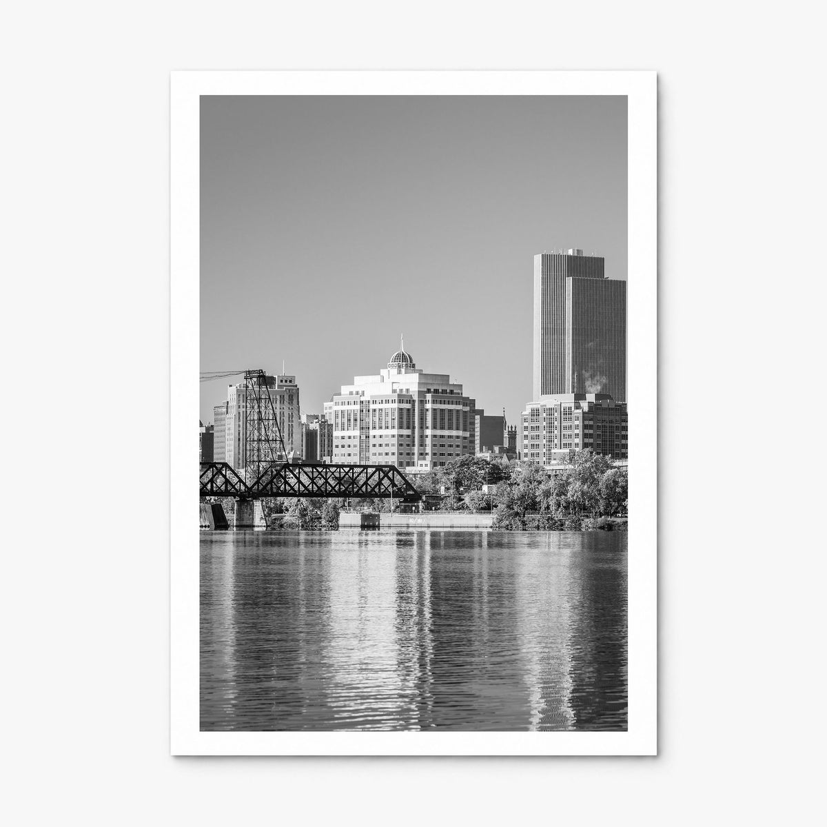 Albany, New York Photo Poster, print only (unframed), white border