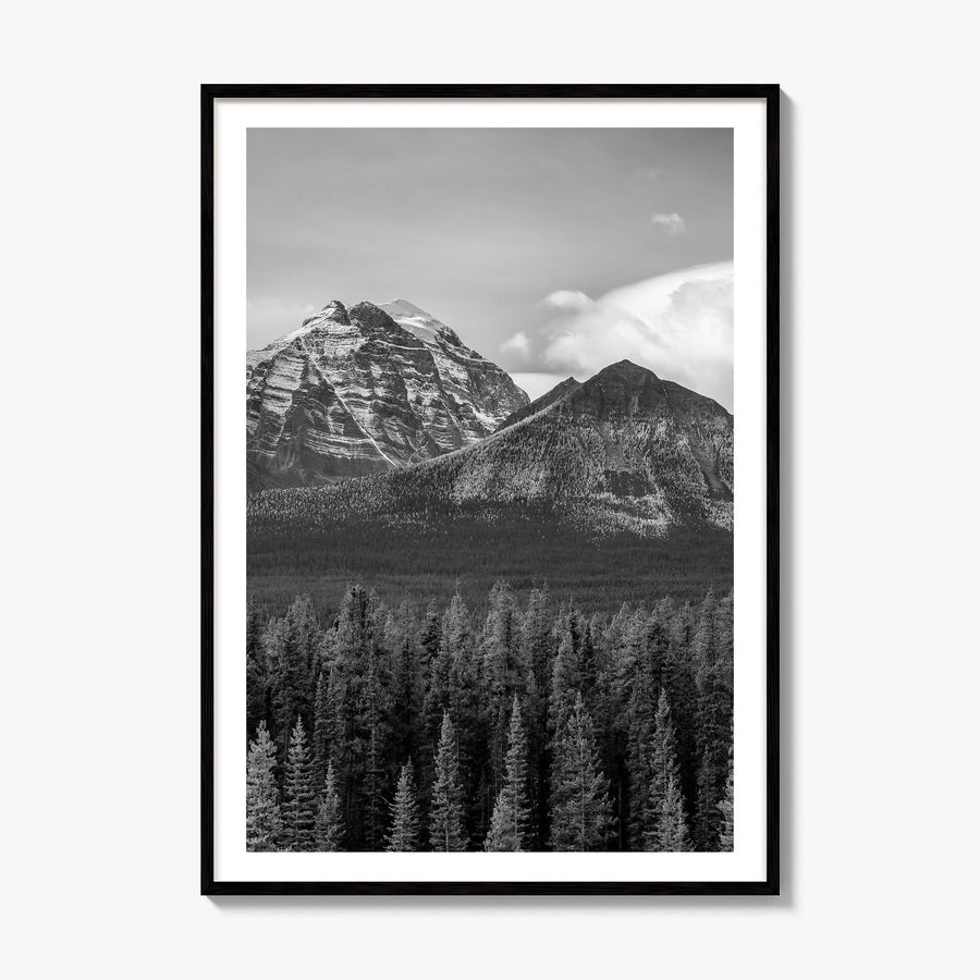 Alberta Photo Poster, framed poster mockup, white border