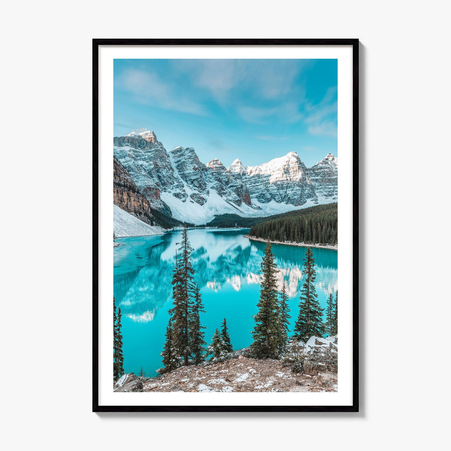 Alberta Photo Poster, framed poster mockup, white border