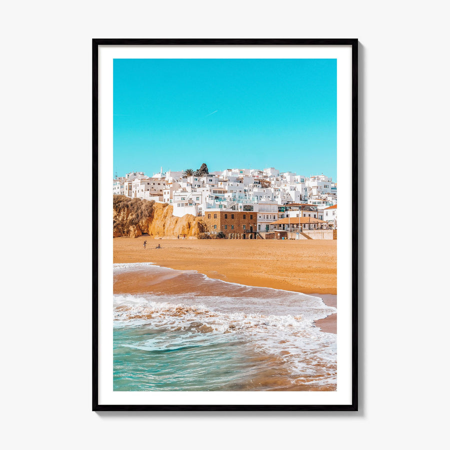 Albufeira Photo Poster, framed poster mockup, white border