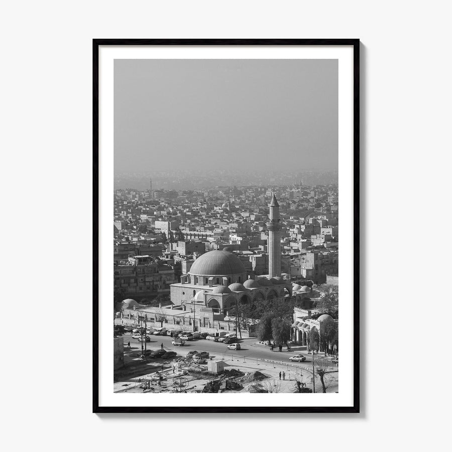Aleppo Photo Poster, framed poster mockup, white border