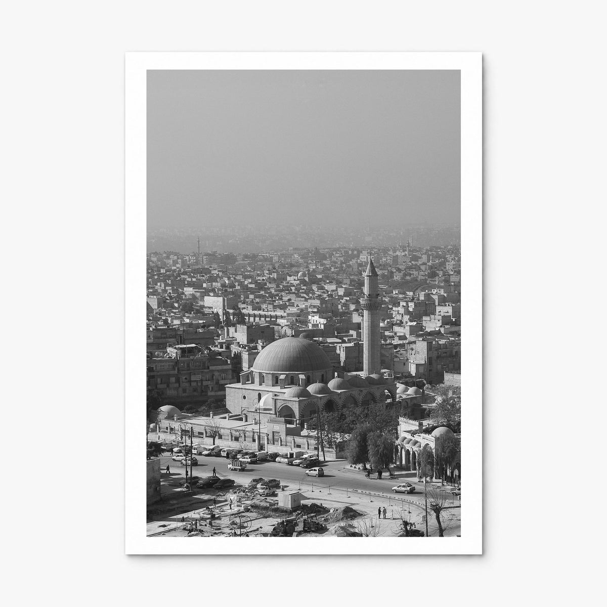 Aleppo Photo Poster, print only (unframed), white border