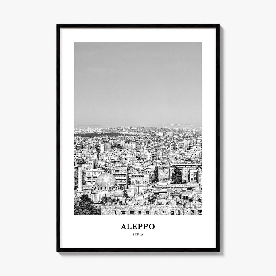 Aleppo Classic Poster, framed poster mockup
