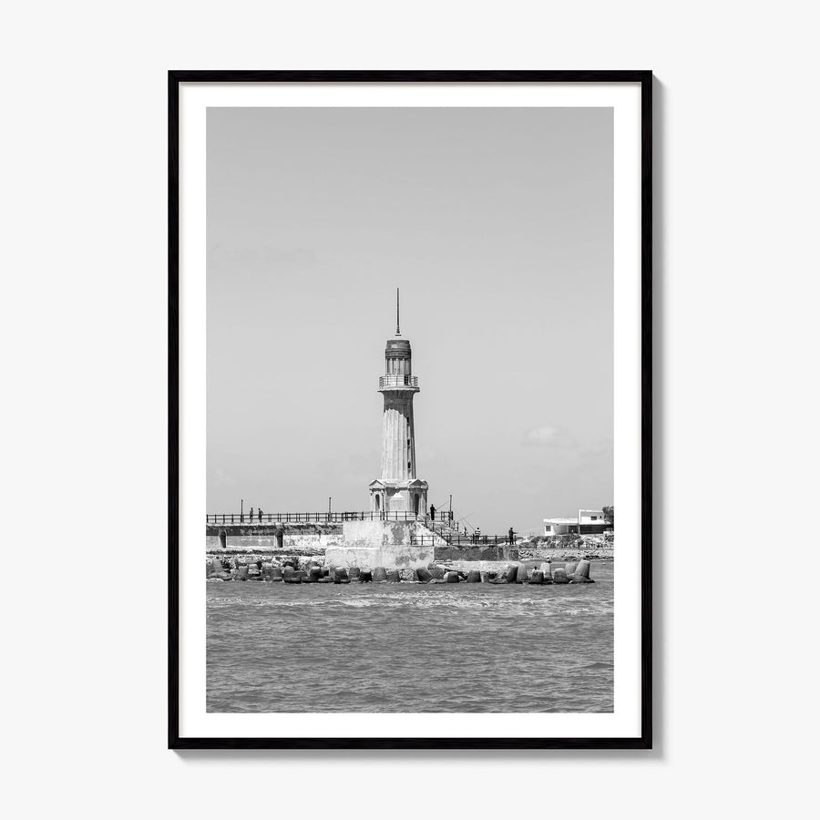 Alexandria, Egypt Photo Poster, framed poster mockup, white border