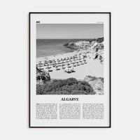 Algarve Poster None / 8x12 in Nbourhood Travel B&W Poster