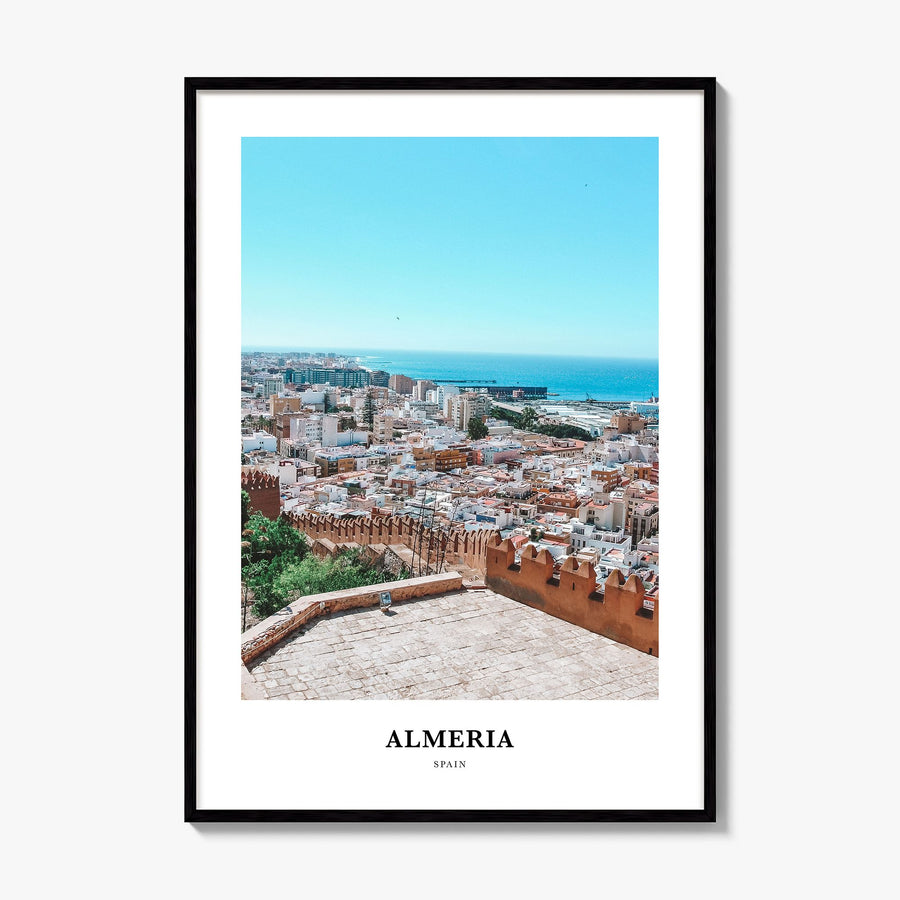 Almería Classic Poster, framed poster mockup