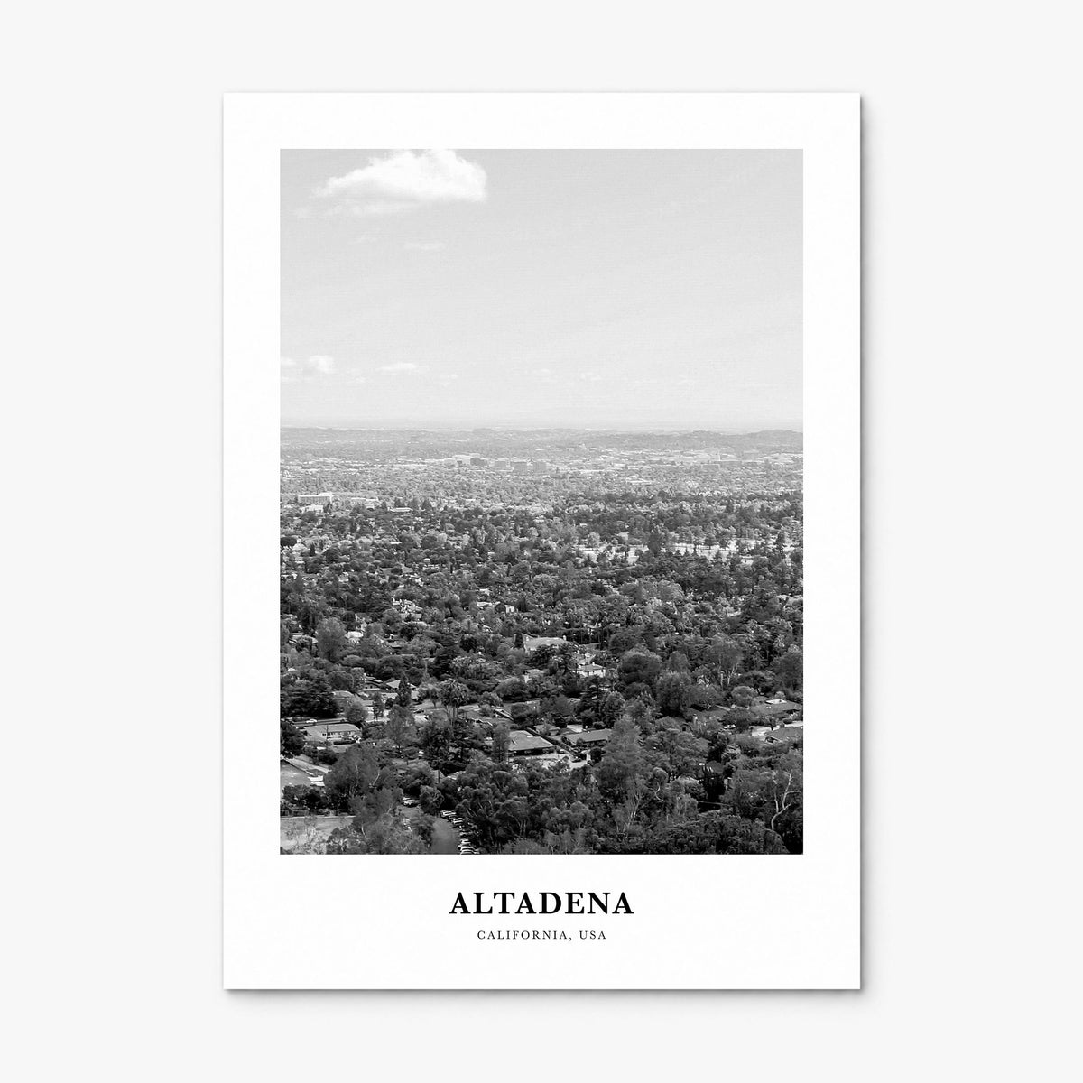 Altadena Classic Poster, print only (unframed)