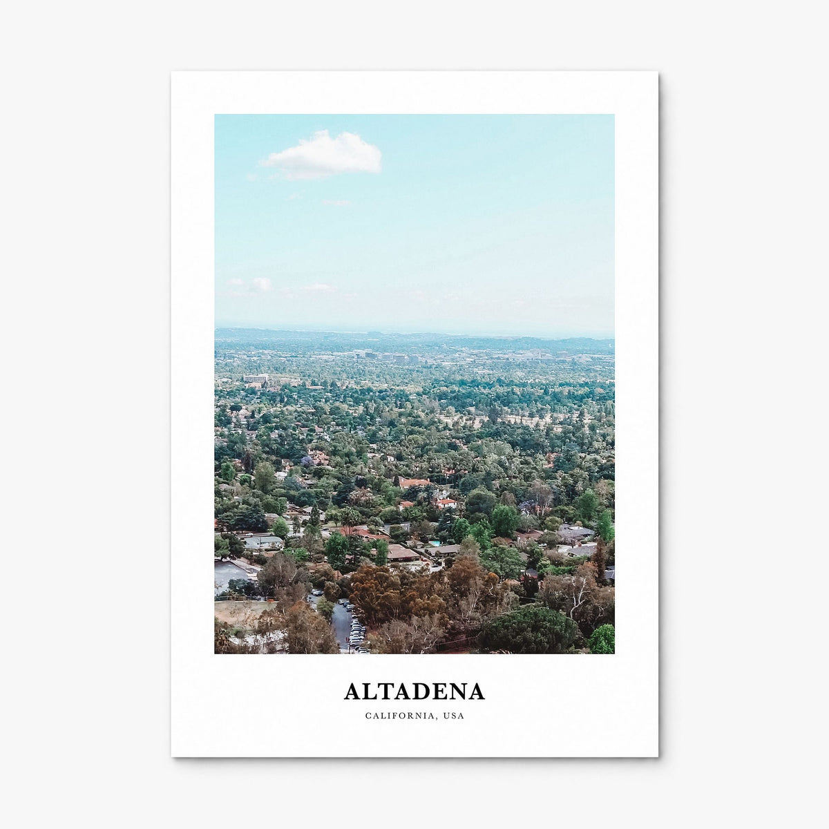 Altadena Classic Poster, print only (unframed)