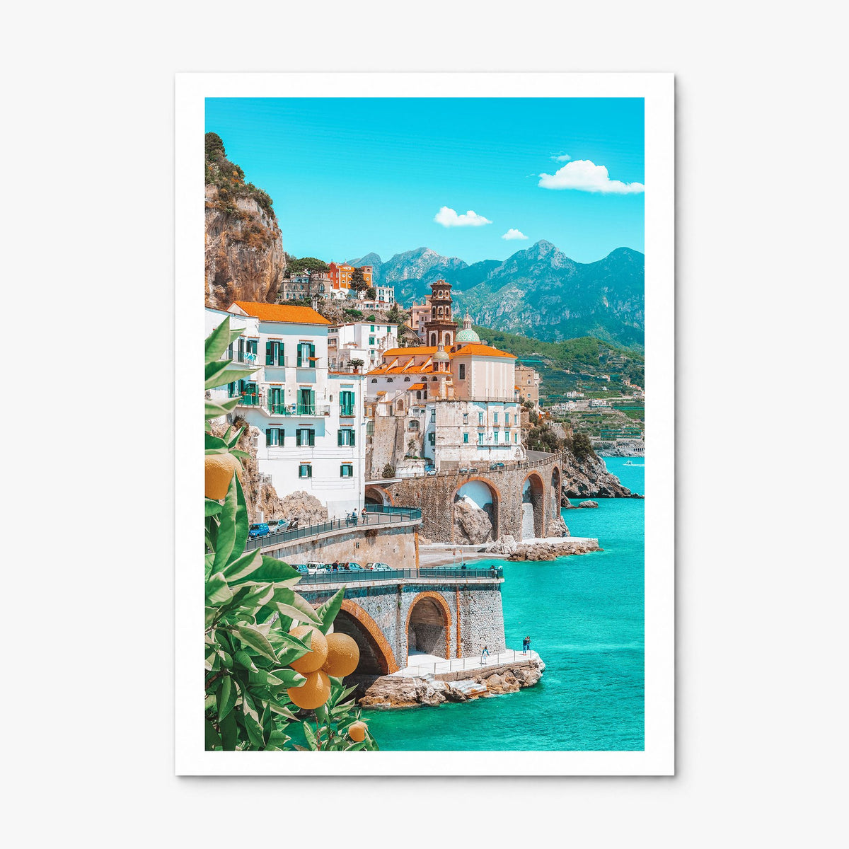 Amalfi Photo No 1 Poster, print only (unframed), white border