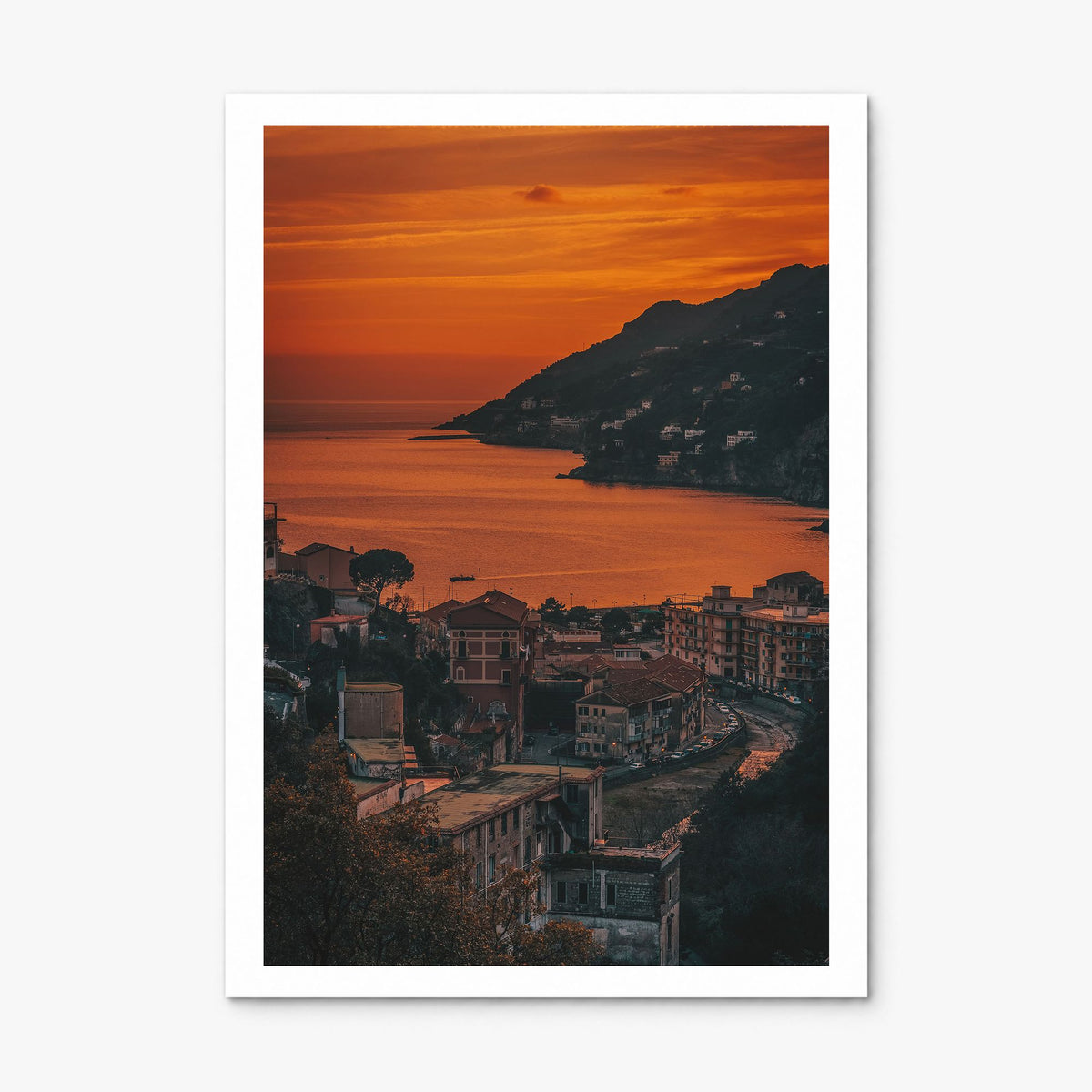 Amalfi Photo No 2 Poster, print only (unframed), white border