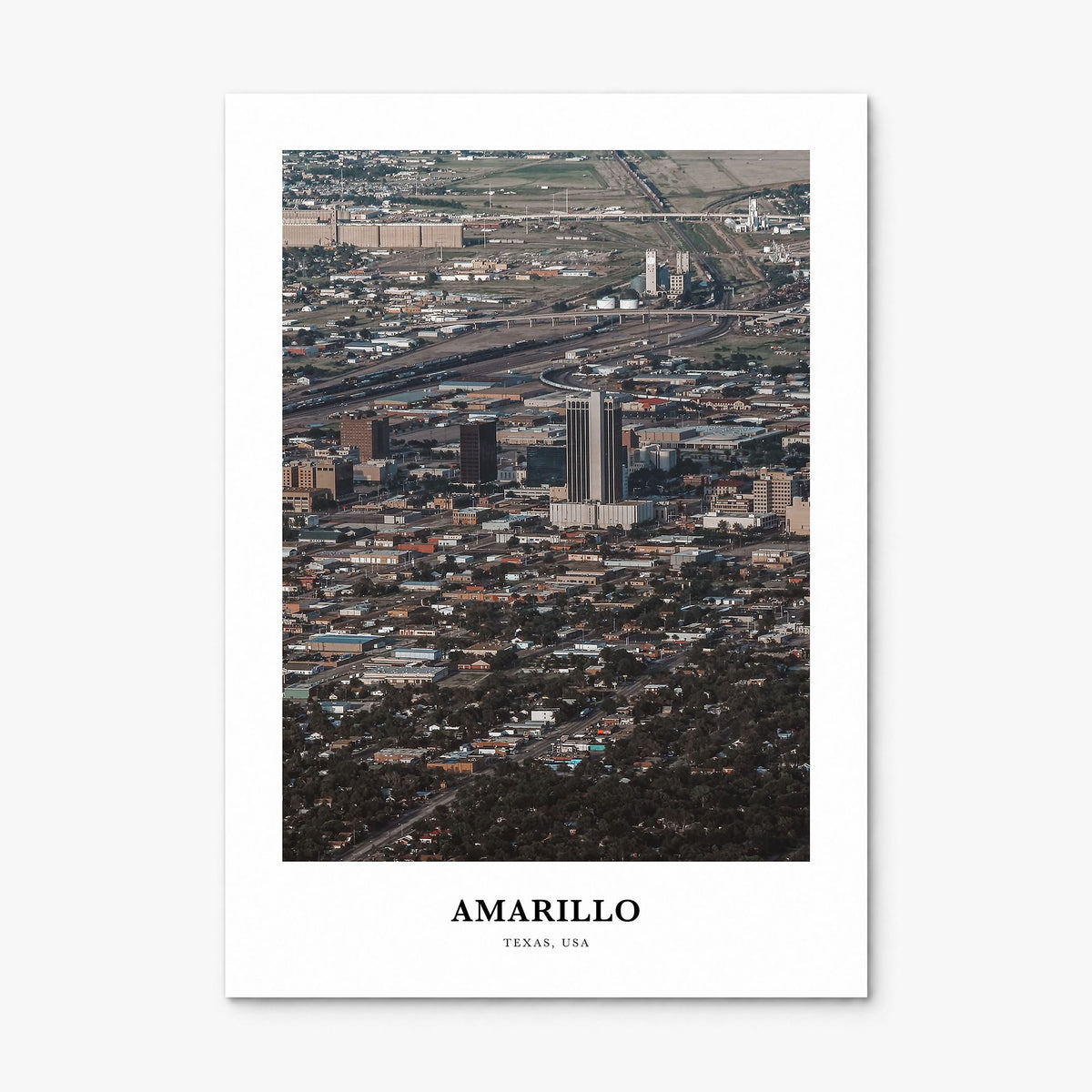 Amarillo Classic Poster, print only (unframed)