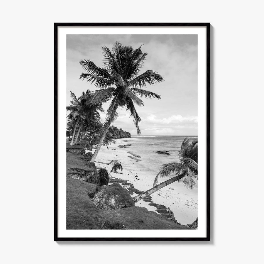 American Samoa Photo Poster, framed poster mockup, white border