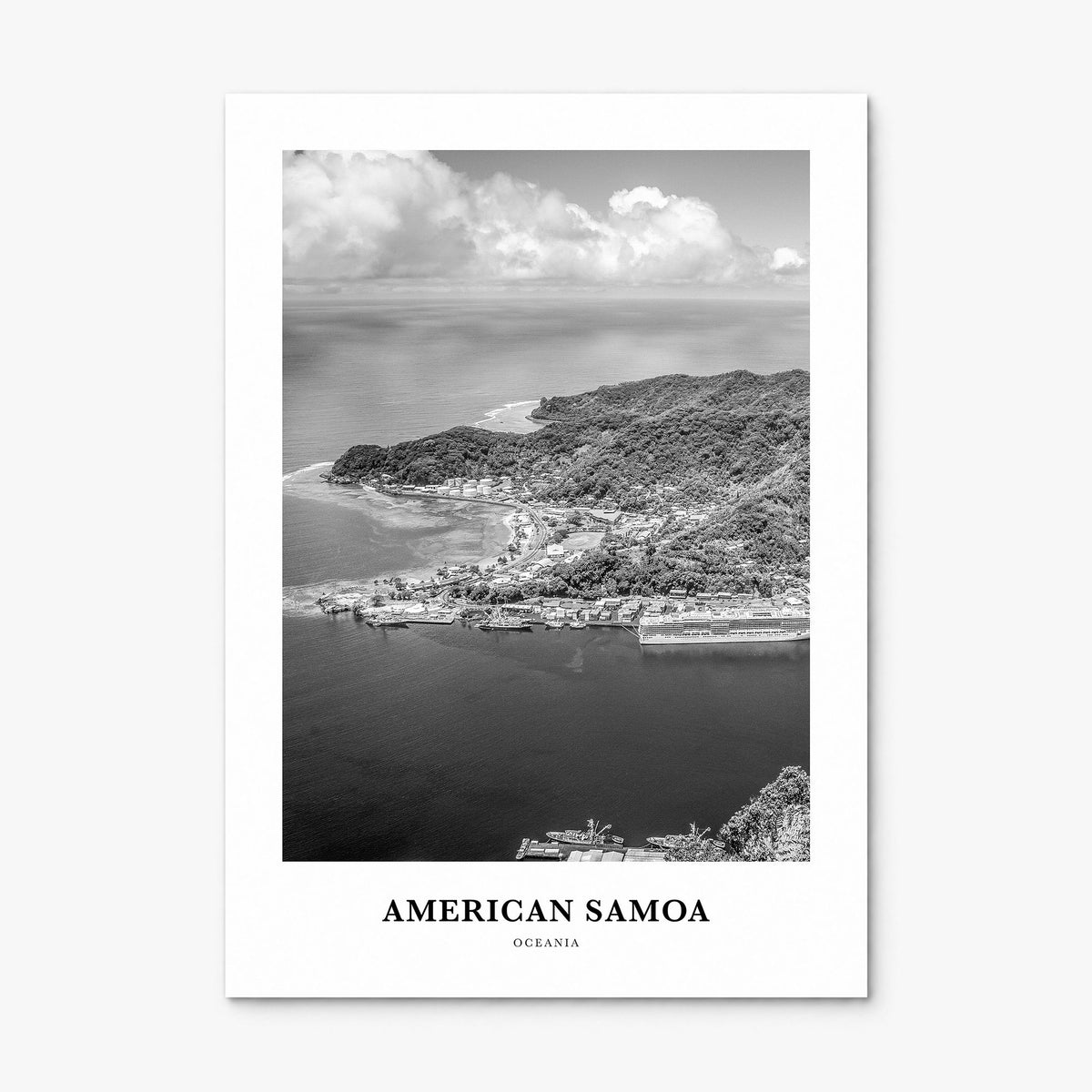 American Samoa Classic Poster, print only (unframed)
