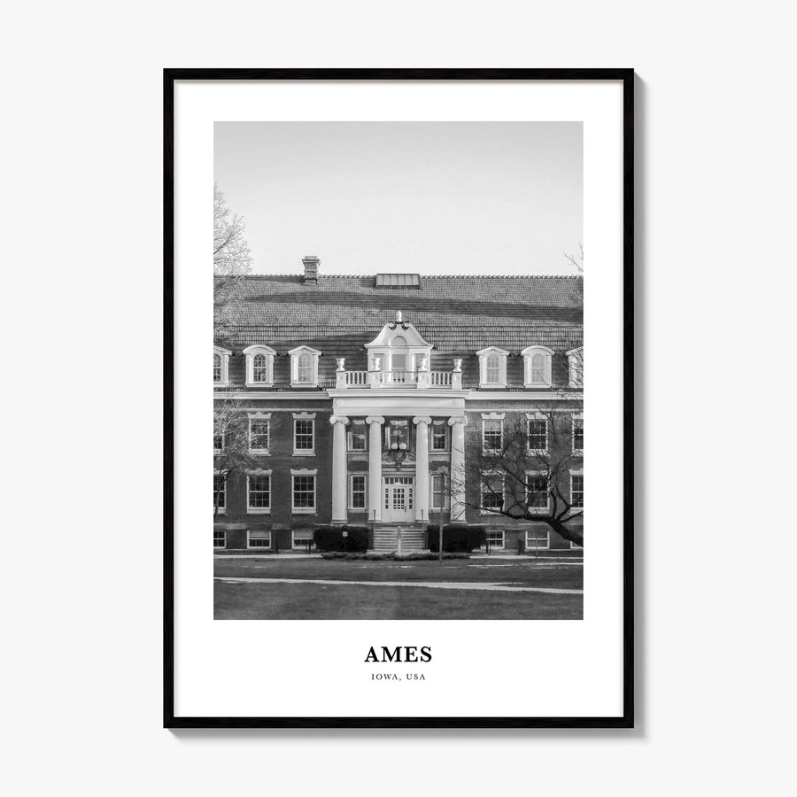 Ames Classic Poster, framed poster mockup