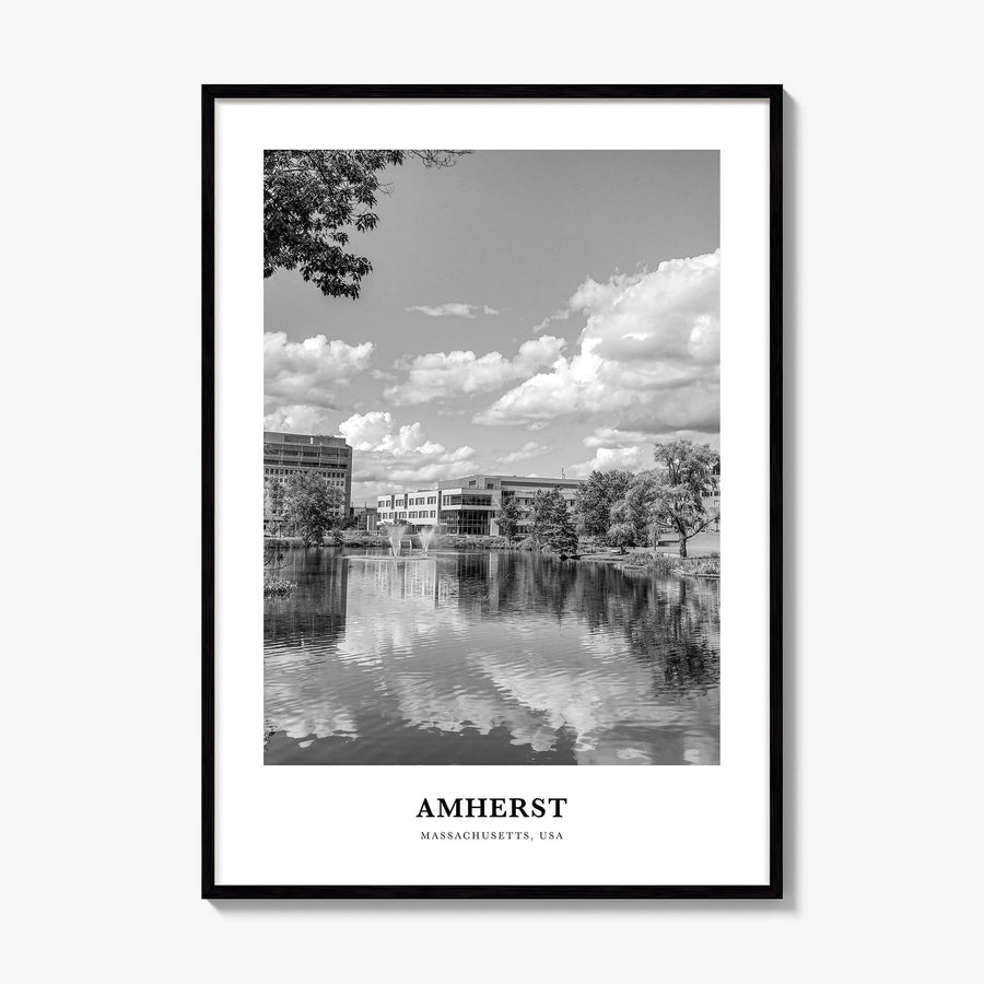 Amherst Classic Poster, framed poster mockup