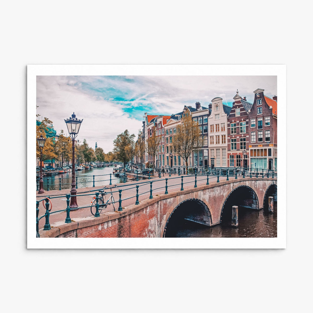 Amsterdam Photo Poster, print only (unframed), white border