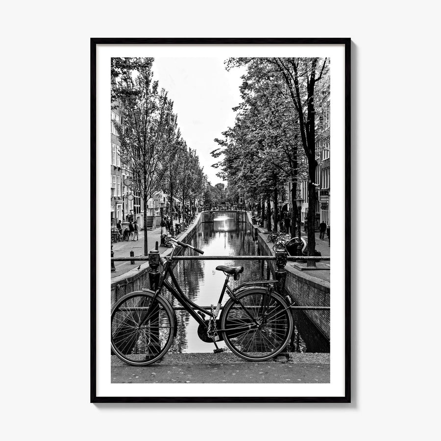 Amsterdam Photo No 3 Poster, framed poster mockup, white border